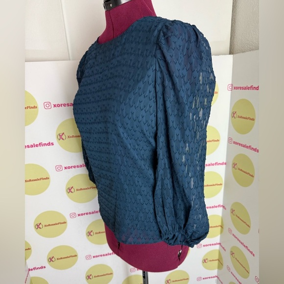 Loft Elegant Teal Women's Top - Picture 3 of 7